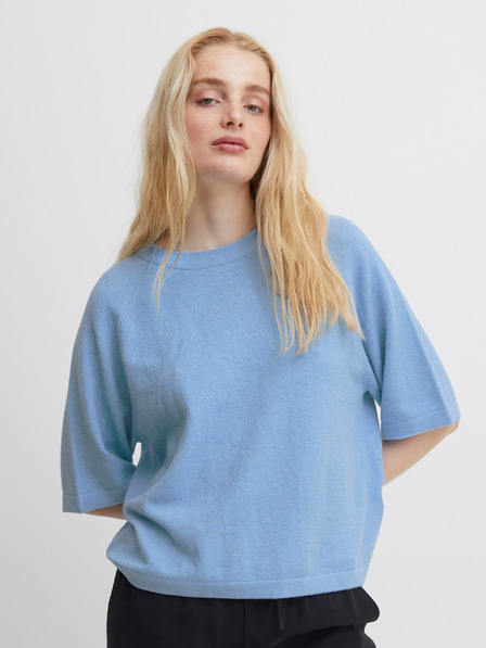 ICHI Blauer leichter Pullover für Damen ICHI