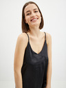 ONLY Schwarzes Midikleid aus Satin für Damen ONLY Cosmo