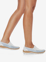 Rieker Blau-weiße Damen-Slipper von Rieker