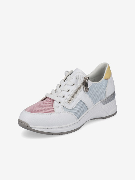 Rieker Weiße Damen Slipper Rieker