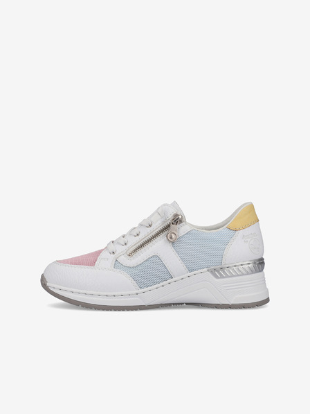 Rieker Weiße Damen Slipper Rieker
