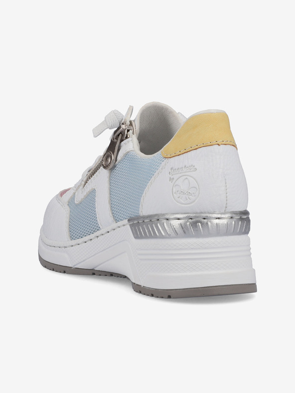 Rieker Weiße Damen Slipper Rieker