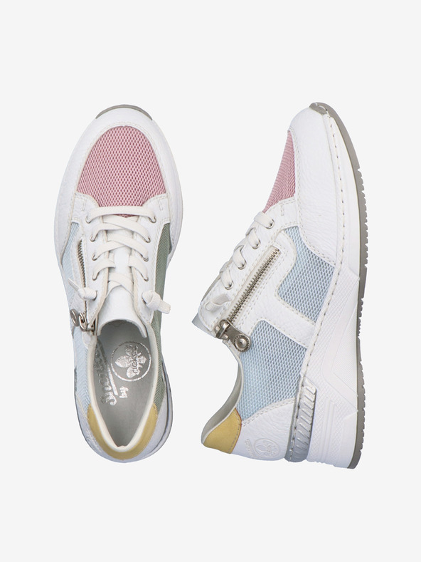 Rieker Weiße Damen Slipper Rieker