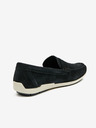 Rieker Dunkelblaue Herren-Slipper aus Wildleder Rieker