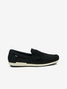 Rieker Dunkelblaue Herren-Slipper aus Wildleder Rieker