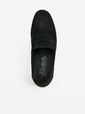 Rieker Dunkelblaue Herren-Slipper aus Wildleder Rieker