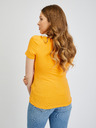 Orsay Orangefarbenes Basic-T-Shirt ORSAY