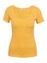 Orsay Orangefarbenes Basic-T-Shirt ORSAY