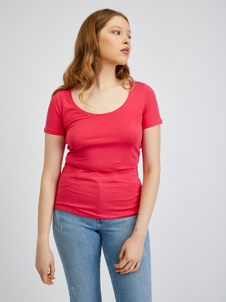 Orsay Dunkelrosa Damen-Basic-Shirt ORSAY