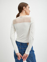 Orsay Cremefarbener Damenbody mit Spitze ORSAY