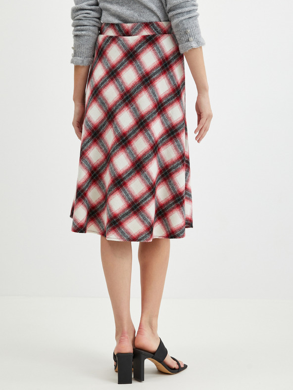 Orsay Rot karierter Damenrock ORSAY