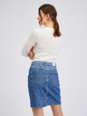 Orsay Blauer Damen-Jeansrock ORSAY
