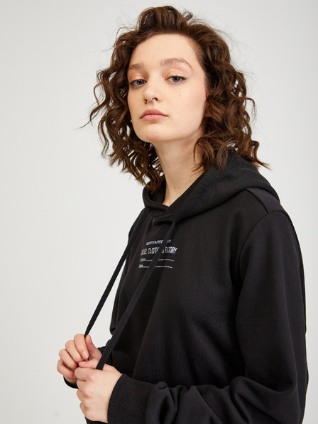 Diesel Schwarzer Frauen-Kapuzenpullover Diesel