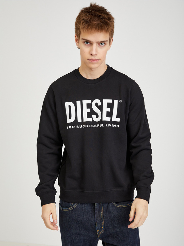 Diesel Diesel Herren Kapuzenpullover schwarz