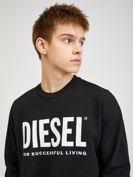 Diesel Diesel Herren Kapuzenpullover schwarz
