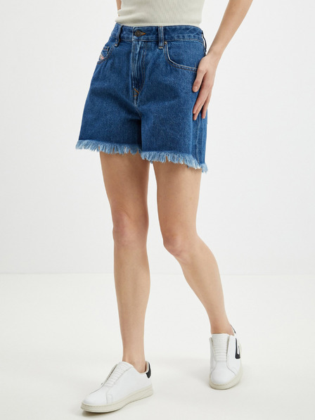 Diesel Blaue Diesel Damen Denim-Shorts