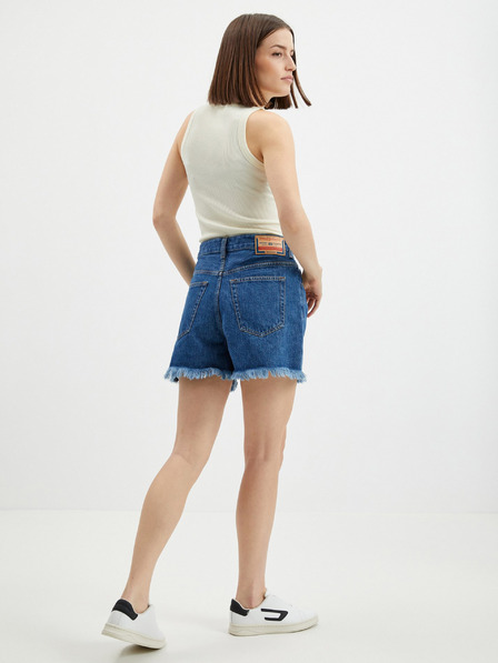 Diesel Blaue Diesel Damen Denim-Shorts