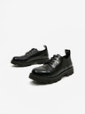 Diesel Schwarze, glänzende Diesel Halbstiefel für Herren