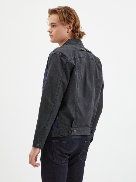 Diesel Diesel Giacca blau und grau Herren-Jeansjacke