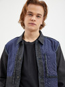 Diesel Diesel Giacca blau und grau Herren-Jeansjacke