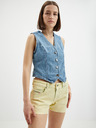 Diesel Diesel gelbe Damen-Jeanshorts