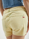Diesel Diesel gelbe Damen-Jeanshorts
