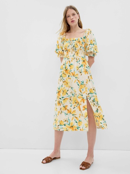 GAP Geblümtes Leinenkleid GAP