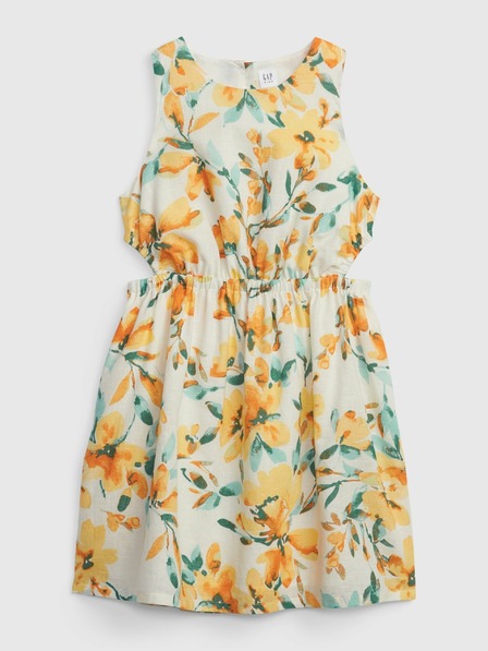 GAP Geblümtes Kinderkleid aus Leinen GAP
