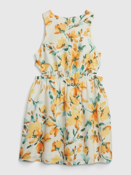 GAP Geblümtes Kinderkleid aus Leinen GAP