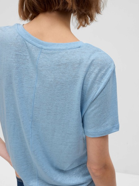 GAP Metallisches Leinen T-Shirt GAP