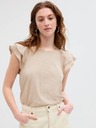 GAP T-Shirt mit Rüschenärmeln GAP