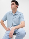 GAP Chambray Hemd mit kurzen Ärmeln GAP