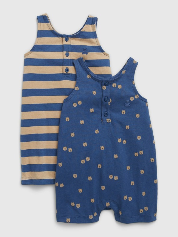 GAP Baby Ärmelloser Overall, 2er-Pack GAP