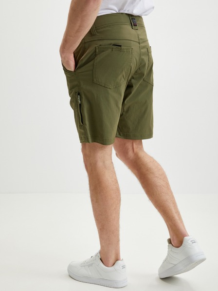 Wrangler Khakifarbene Wrangler Shorts für Männer mit Gürtel