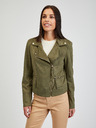 Orsay Khakifarbene Damenjacke aus Wildleder ORSAY Tina