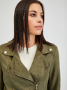 Orsay Khakifarbene Damenjacke aus Wildleder ORSAY Tina