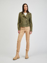 Orsay Khakifarbene Damenjacke aus Wildleder ORSAY Tina