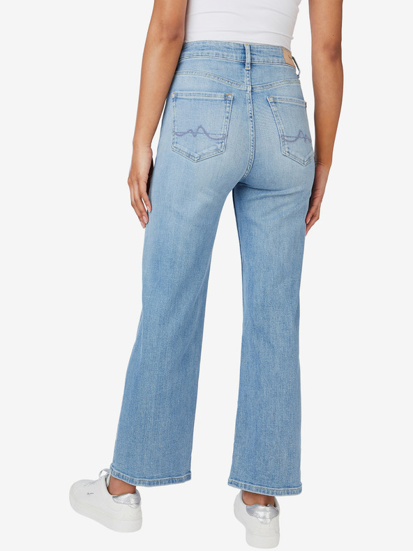 Pepe Jeans Hellblaue Damenjeans Lexa von Pepe Jeans mit weitem Bein