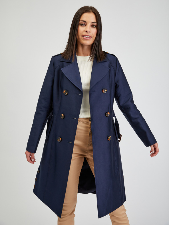 Orsay Dunkelblauer Damen-Trenchcoat ORSAY