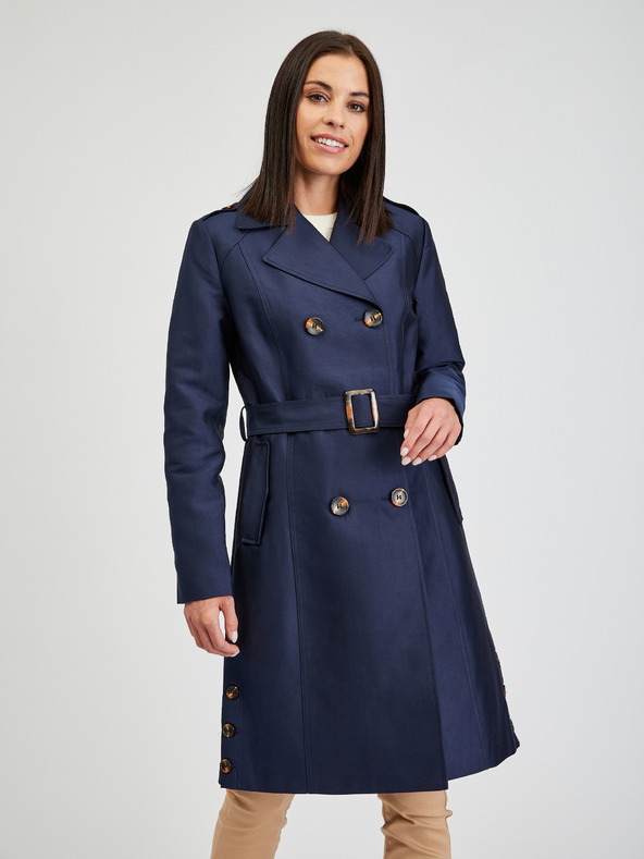 Orsay Dunkelblauer Damen-Trenchcoat ORSAY