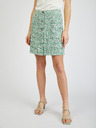 Orsay Grüner Damen-Tweed-Rock ORSAY
