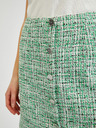 Orsay Grüner Damen-Tweed-Rock ORSAY