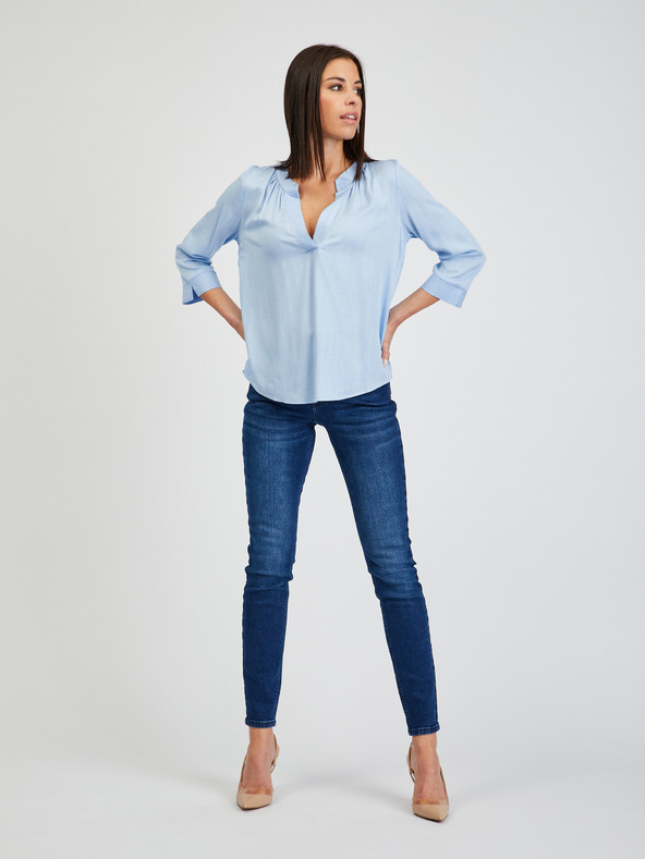 Orsay Hellblaue Bluse ORSAY Paula