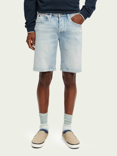 Scotch & Soda Hellblaue Denim-Shorts für Herren Scotch & Soda