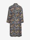Vila Orange-blaues gemustertes Damen-Shirt-Kleid VILA Cikki