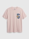 GAP T-Shirt mit geblümtem Logo GAP