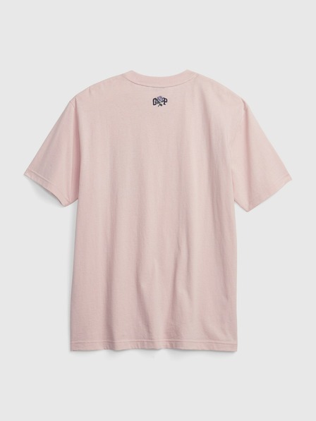 GAP T-Shirt mit geblümtem Logo GAP