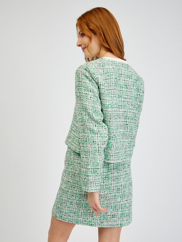 Orsay Grün gemusterte Damenjacke ORSAY