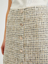 Orsay Beigefarbener Damen-Tweed-Rock ORSAY