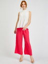 Orsay Weiße Damen-Faltenbluse ORSAY